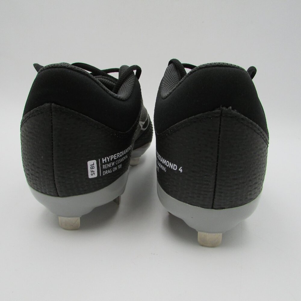 Nike Hyperdiamond 4 Black Softball Metal Cleats Women’s Size 8 New NWT - Picture 5 of 14